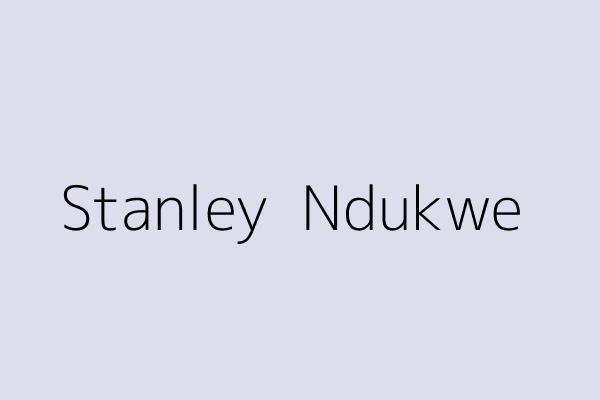 Stanley  Ndukwe 